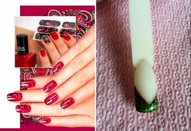 виниловые трафареты для ногтей виниловые трафареты для ногтей