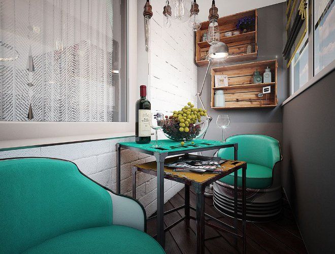 дизайн балкона в стиле лофт зеленый дизайн балкона в стиле лофт зеленый