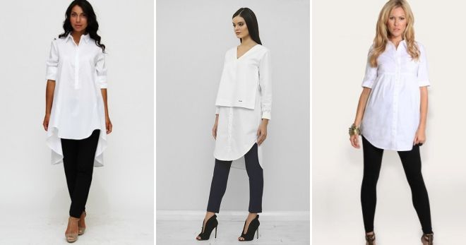 С чем носить длинную рубашку тунику С чем носить длинную рубашку тунику