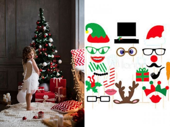 аксессуары для новогодней фотосессии аксессуары для новогодней фотосессии