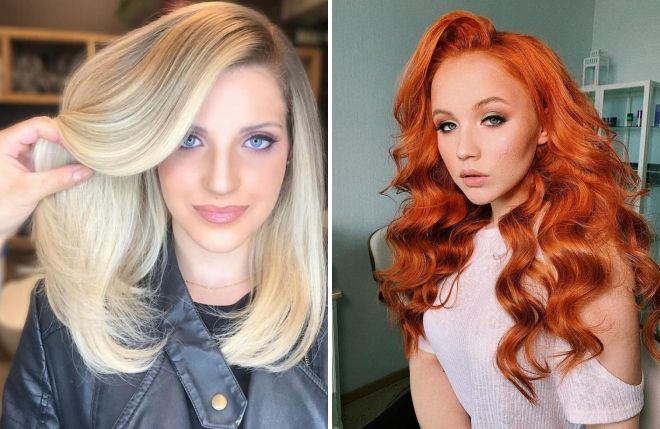 цвет волос для голубых глаз цвет волос для голубых глаз