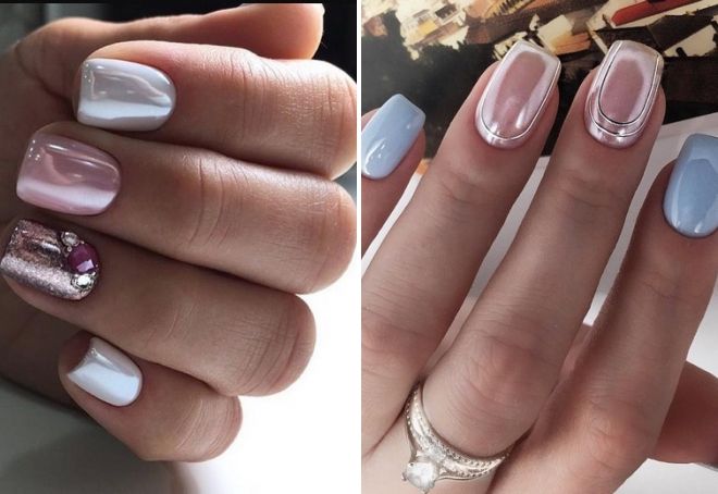 красивый летний маникюр с втиркой красивый летний маникюр с втиркой