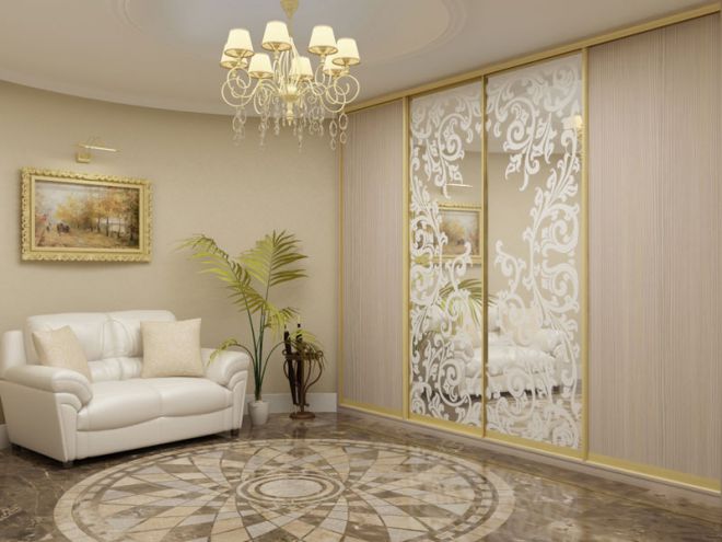 Встроенный шкаф купе в гостиную Встроенный шкаф купе в гостиную