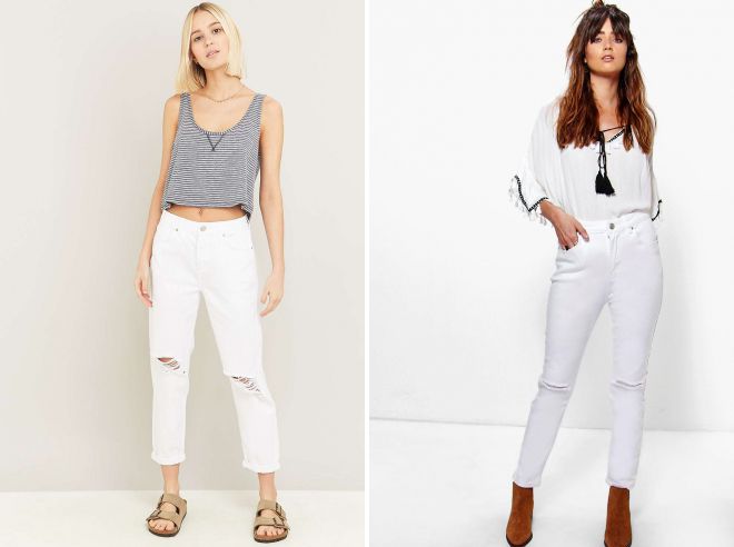 белые джинсы мом белые джинсы мом