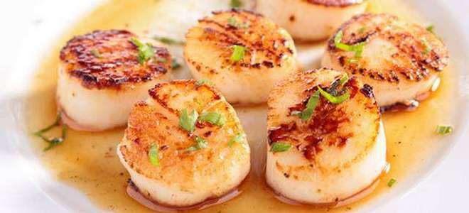 гребешки в духовке гребешки в духовке