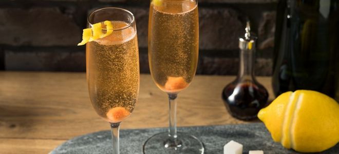 коктейль с егермейстером и шампанским коктейль с егермейстером и шампанским