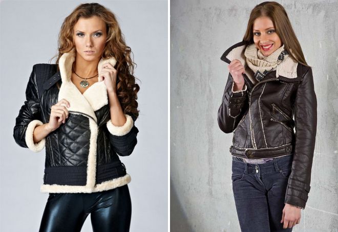 кожаный зимний бомбер кожаный зимний бомбер