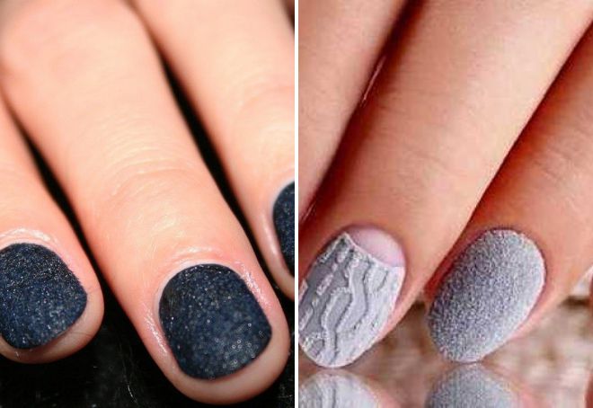 маникюр на короткие ногти с песком маникюр на короткие ногти с песком