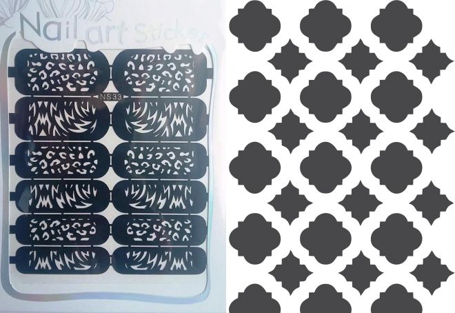 многоразовые трафареты для ногтей многоразовые трафареты для ногтей