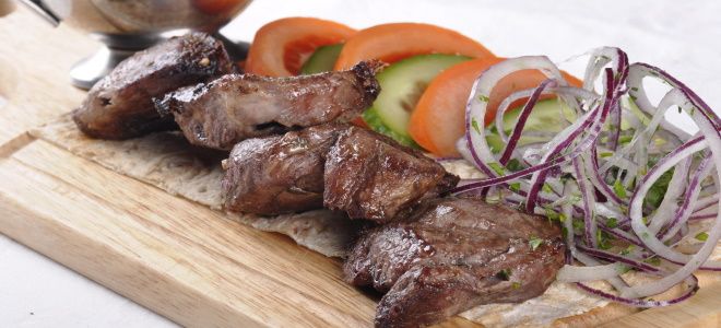 шашлык из говяжьего языка шашлык из говяжьего языка