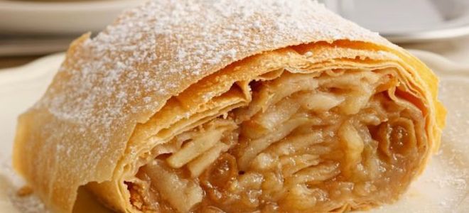 штрудель с яблоками рецепт штрудель с яблоками рецепт