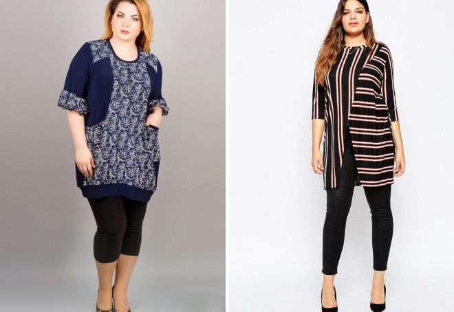 трикотажные туники для полных женщин трикотажные туники для полных женщин