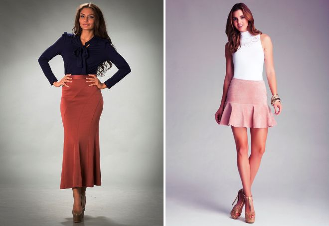 виды юбок годе виды юбок годе