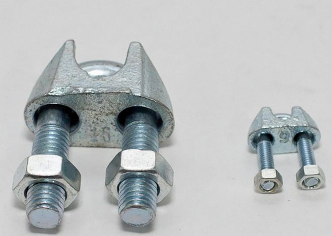 Виды зажимов для троса Виды зажимов для троса