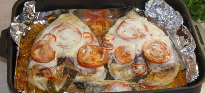 зубатка стейк в духовке зубатка стейк в духовке