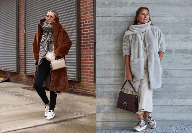 как носить шарф с шубой тедди как носить шарф с шубой тедди