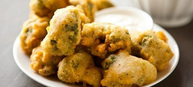 фото4 брокколи в кляре на сковороде