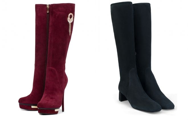 модные замшевые сапоги модные замшевые сапоги