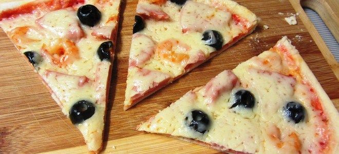 фото4 рецепт тонкого теста для пиццы