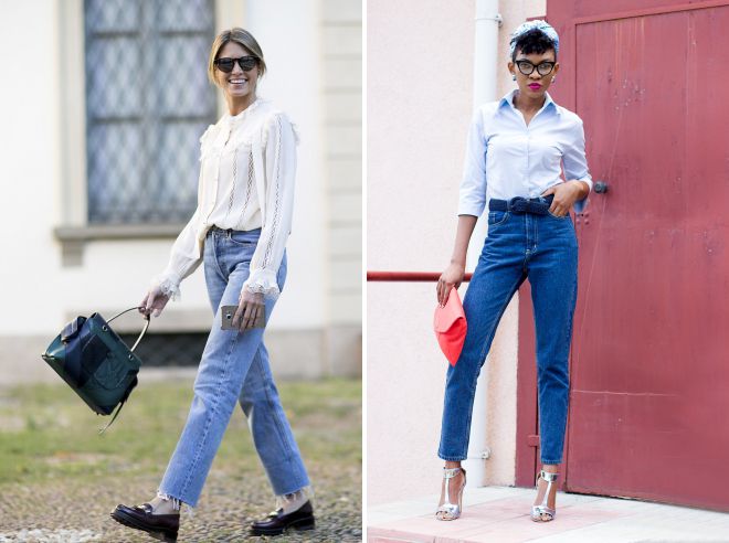 с чем носить джинсы мом с чем носить джинсы мом