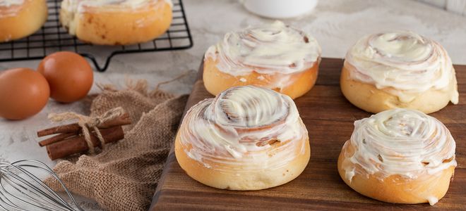 синнабоны с творожным сыром синнабоны с творожным сыром