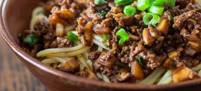 вермишель по флотски с фаршем на сковороде вермишель по флотски с фаршем на сковороде