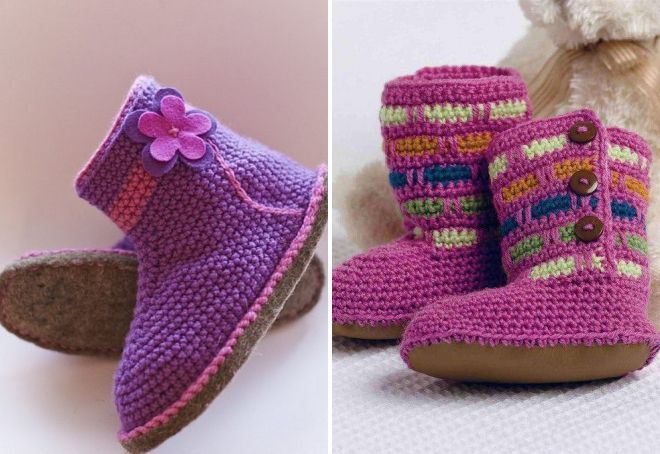 вязаные домашние угги вязаные домашние угги