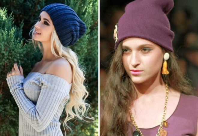 женская шапка чулок женская шапка чулок