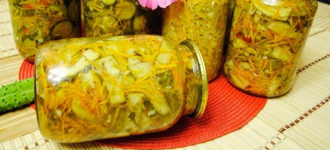 огурцы по корейски на зиму в банках огурцы по корейски на зиму в банках