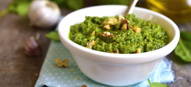 песто из шпината песто из шпината