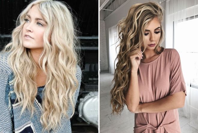 пляжные локоны на длинные волосы пляжные локоны на длинные волосы