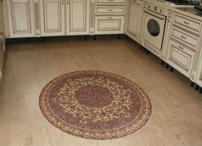 пробковый пол на кухне пробковый пол на кухне