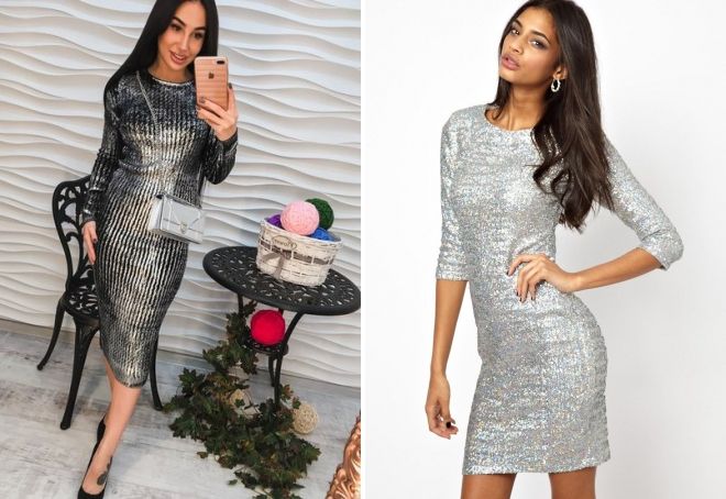 серебристое платье лапша серебристое платье лапша