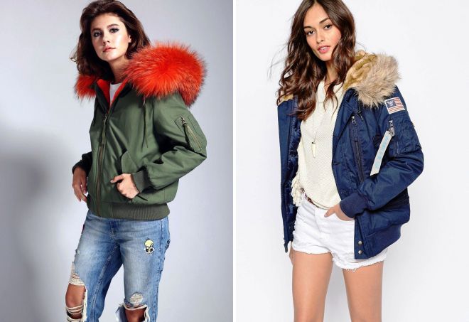 женские зимние бомберы с капюшонами женские зимние бомберы с капюшонами