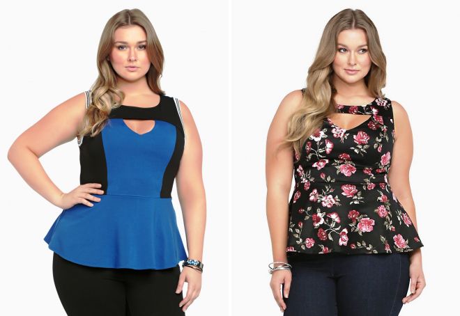 блузка с баской для полных блузка с баской для полных