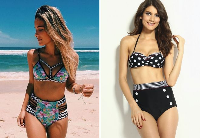 купальники с высокой талией 2017 купальники с высокой талией 2017