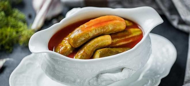 фото6 рецепт соления огурцов с кетчупом