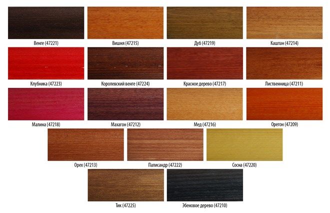 морилка для дерева цвета морилка для дерева цвета