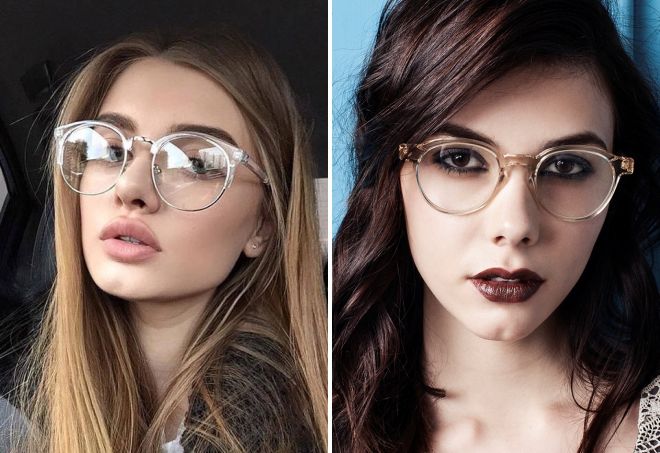 очки с прозрачной оправой очки с прозрачной оправой