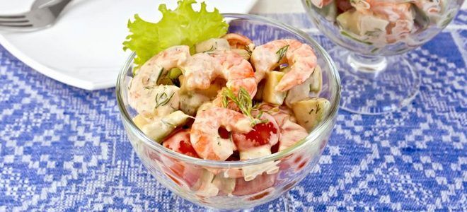 фото7 рецепт летнего салата с креветками