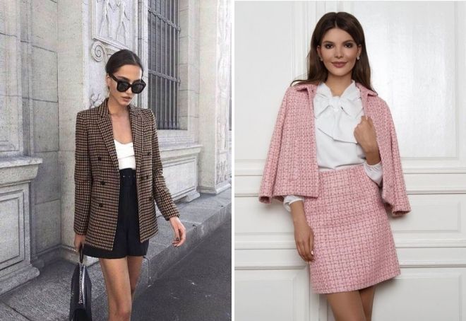 стильные женские костюмы 2020 с юбкой стильные женские костюмы 2020 с юбкой
