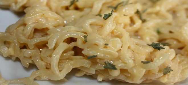 вермишель с сыром на сковороде вермишель с сыром на сковороде