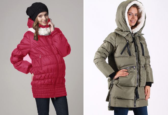 зимняя куртка бомбер для беременных зимняя куртка бомбер для беременных
