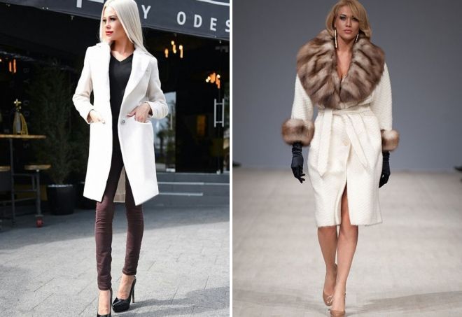 белое кашемировое пальто белое кашемировое пальто