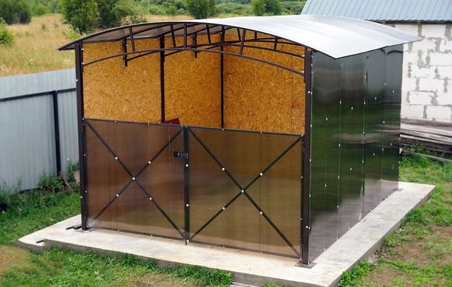 дровяник из поликарбоната дровяник из поликарбоната