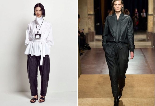 кожаные брюки бананы кожаные брюки бананы