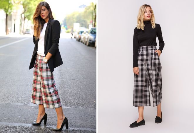 кюлоты в клетку кюлоты в клетку