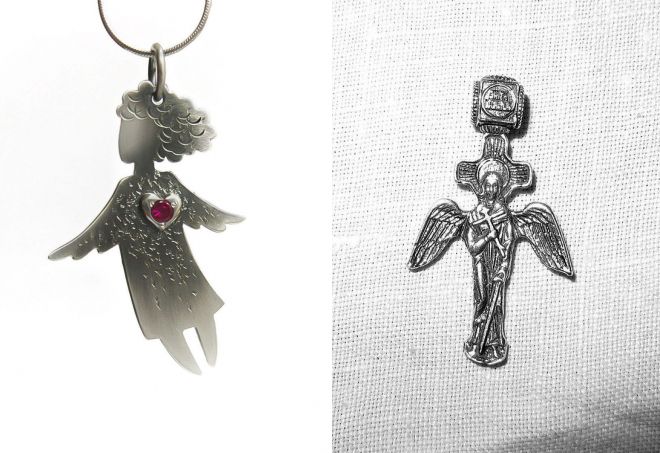 подвеска ангел из серебра подвеска ангел из серебра