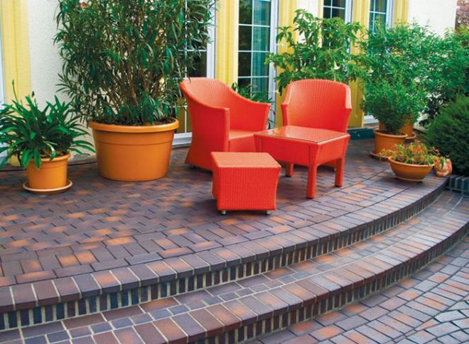 ступени из тротуарной плитки ступени из тротуарной плитки