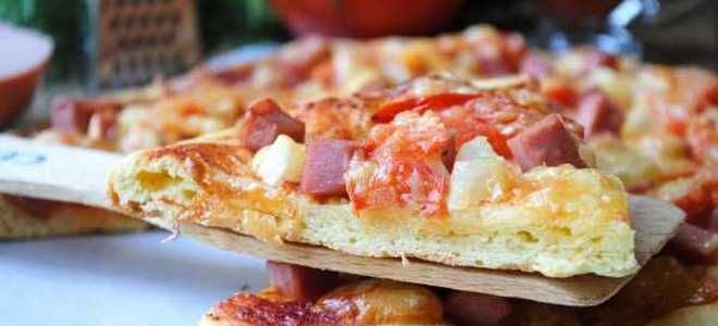 фото8 тесто для пиццы на майонезе